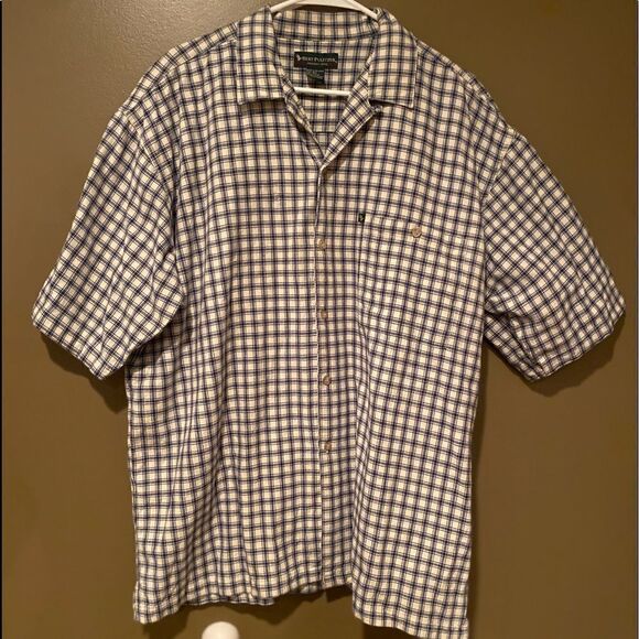 Burt Pulitzer XL Tall Plaid Shirt - Picture 2 of 9